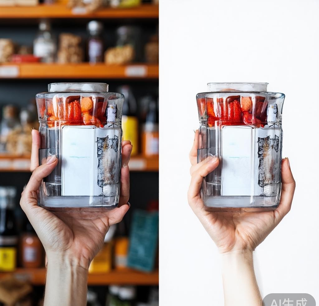 AI background remover processing product photos for clean e-commerce images