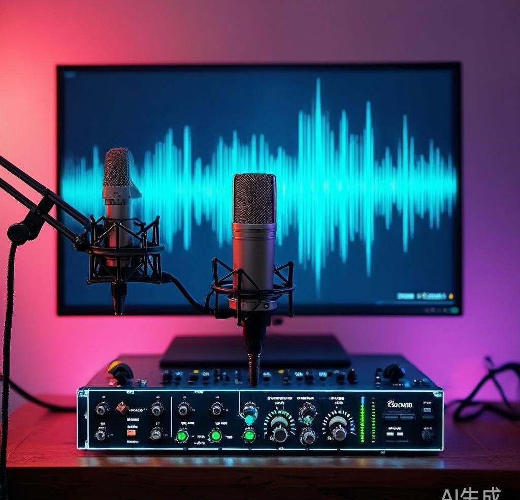 AI text-to-speech tool converting written content to natural voice audio