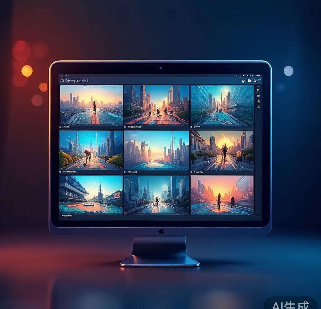 AI video generators creating high-quality content from text descriptions
