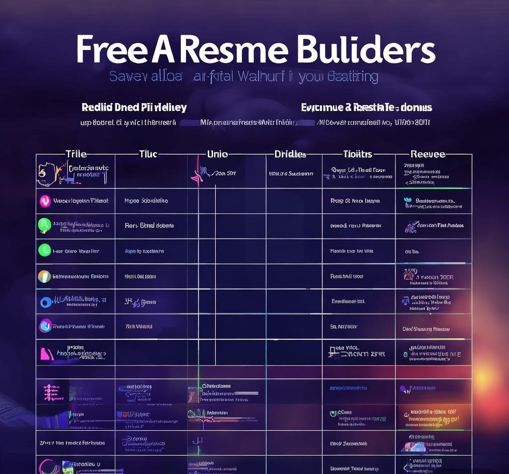 AI resume builder templates comparison