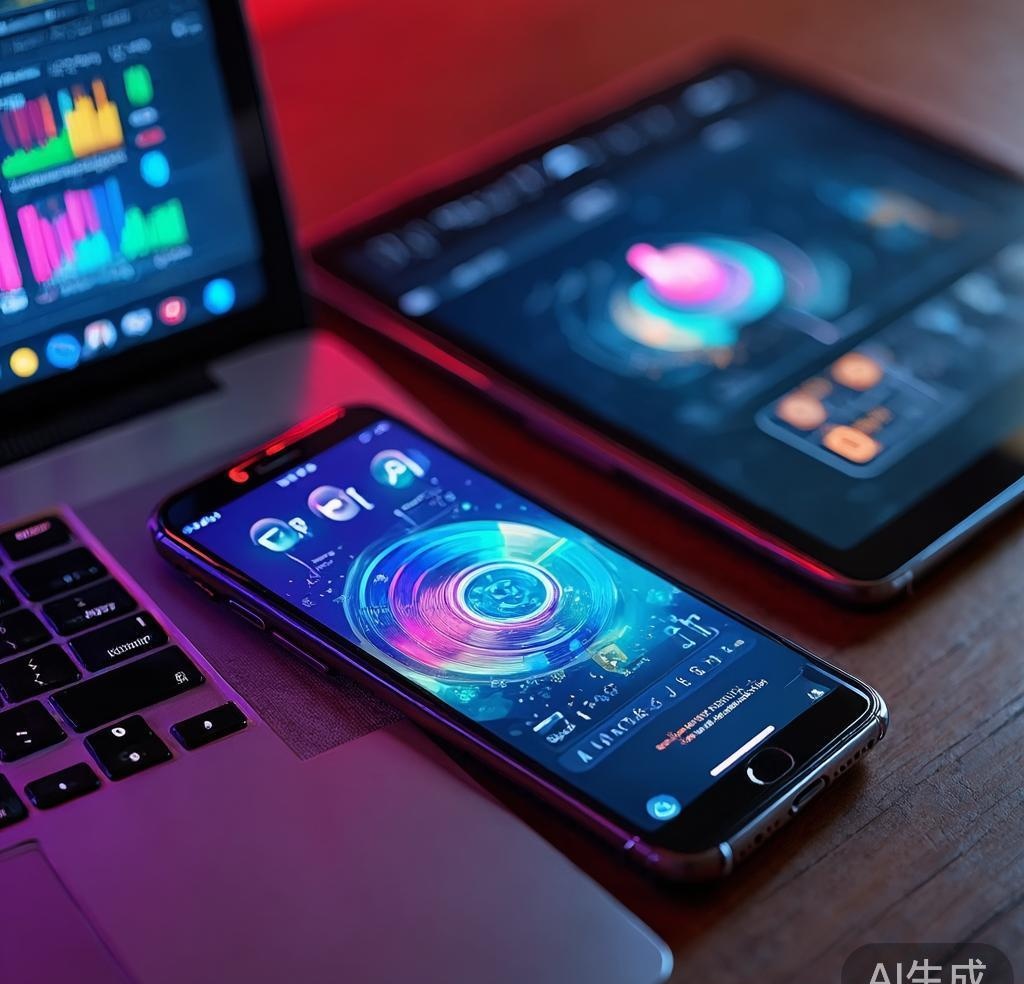 Digital music collaboration across multiple devices with AI music apps